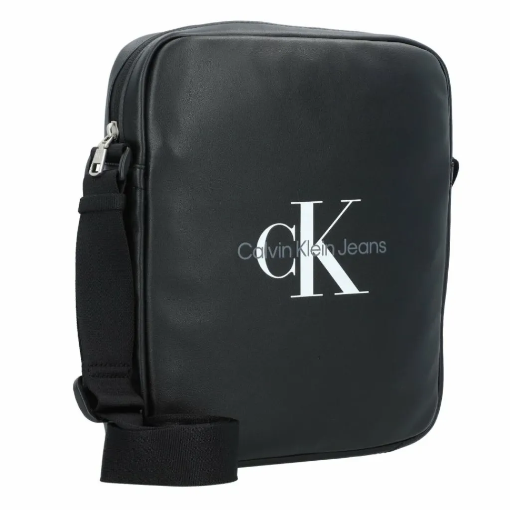 New Calvin Klein Jeans Monogram Umhängetasche 22 cm black