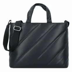 Hot Calvin Klein Jeans Quilted Handtasche 34 cm black