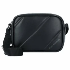 New Calvin Klein Jeans Quilted Umhängetasche 19.5 cm black