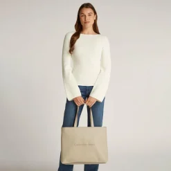 Calvin Klein Jeans Shopper|Schultertaschen<Sculpted Shopper Tasche 41 cm grey