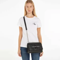 New Calvin Klein Jeans Sculpted Schultertasche 25 cm fashion black