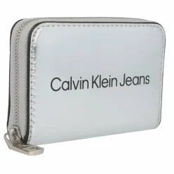 Calvin Klein Jeans Damengeldbörsen Querformat<Sculpted Geldbörse 10.5 cm silver