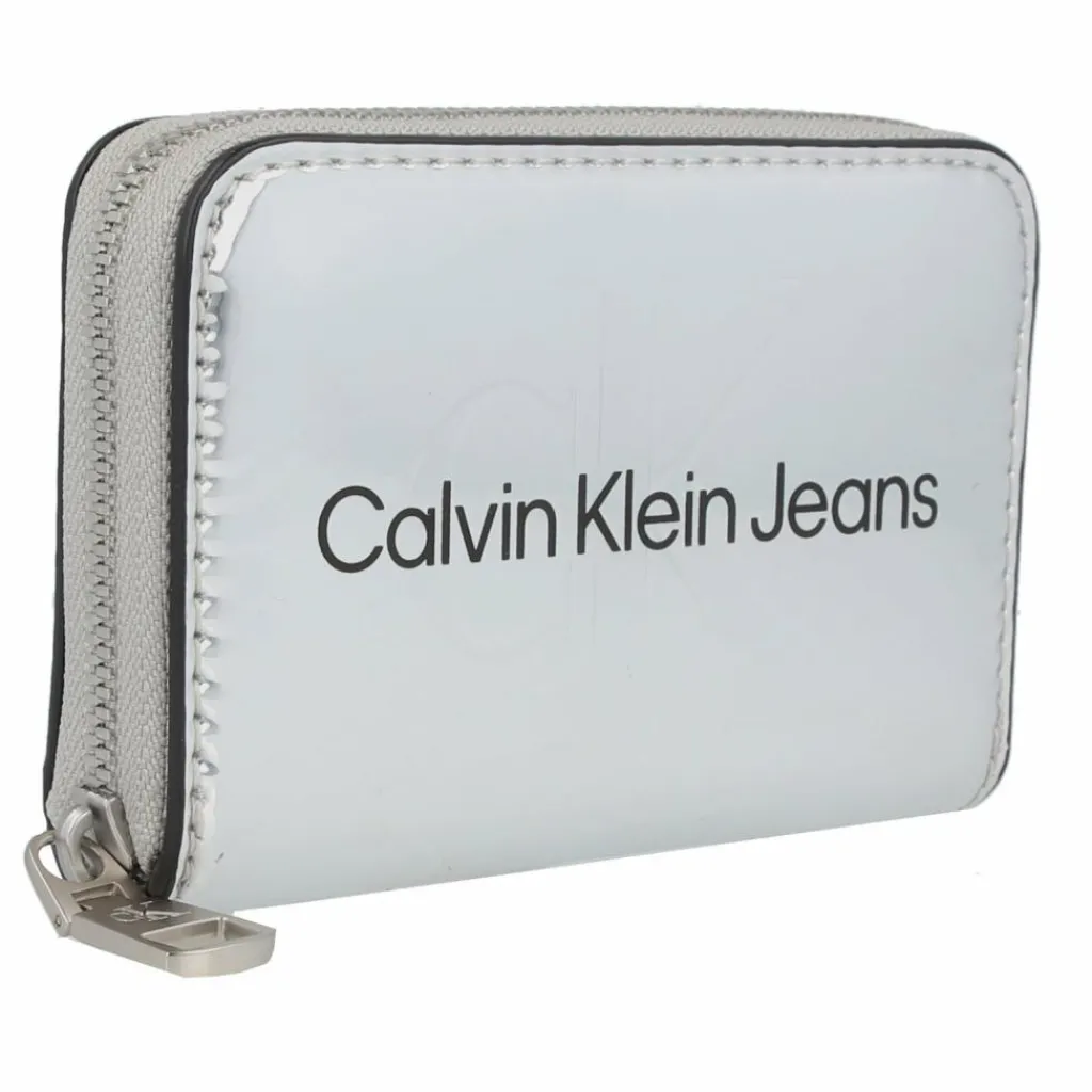 Calvin Klein Jeans Damengeldbörsen Querformat<Sculpted Geldbörse 10.5 cm silver