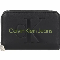 Discount Calvin Klein Jeans Sculpted Geldbörse 11 cm black-dark juniper