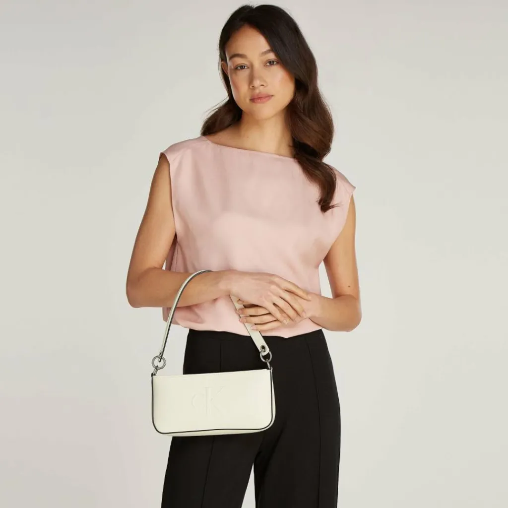 Calvin Klein Jeans Henkeltaschen|Schultertaschen<Sculpted Deboss Schultertasche 25 cm birch