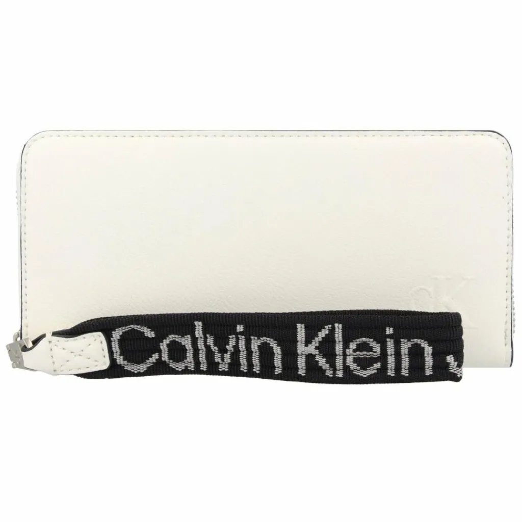 Calvin Klein Jeans Damengeldbörsen Querformat<Ultralight Geldbörse RFID Schutz 19 cm bright white