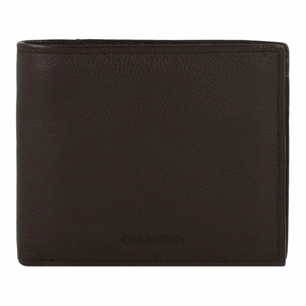 Herren Calvin Klein Micro Pebble Geldbörse Leder 11 cm