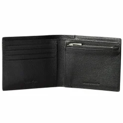 Sale Calvin Klein Micro Pebble Geldbörse Leder 11 cm black