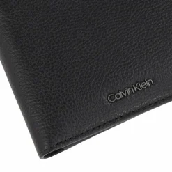 Calvin Klein Herrengeldbörsen Querformat<Modern Business Geldbörse Leder 11 cm black