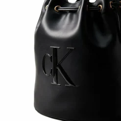 Outlet Calvin Klein Raised Beuteltasche 30 cm black