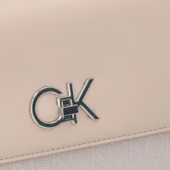 Sale Calvin Klein Re-Lock Schultertasche 26 cm shadow gray