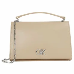 Calvin Klein Henkeltaschen|Schultertaschen<Re-Lock Schultertasche 25 cm brown