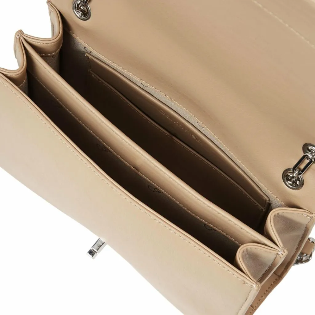 Calvin Klein Henkeltaschen|Schultertaschen<Re-Lock Schultertasche 25 cm brown