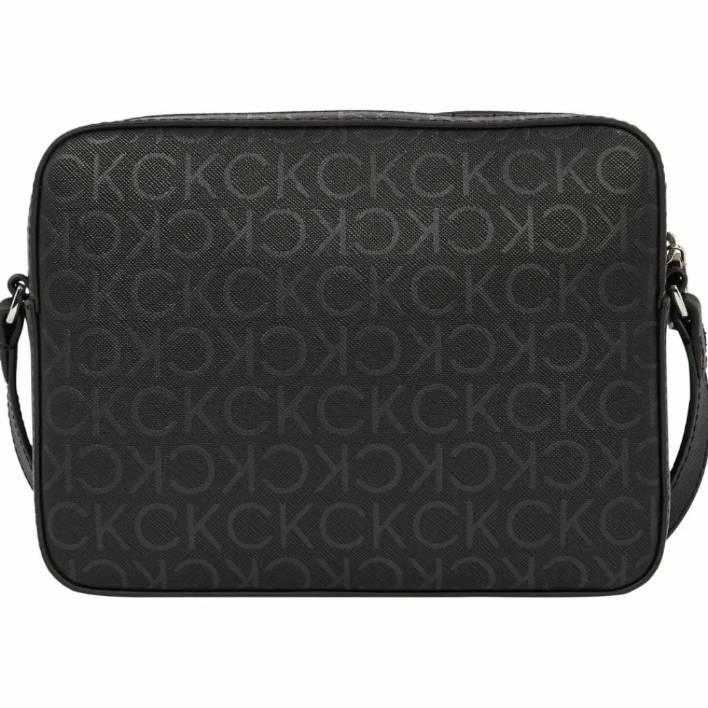 Sale Calvin Klein Re-Lock Umhängetasche 20 cm black monogram