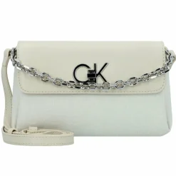 Calvin Klein Re-Lock Umhängetasche 19 cm ecru