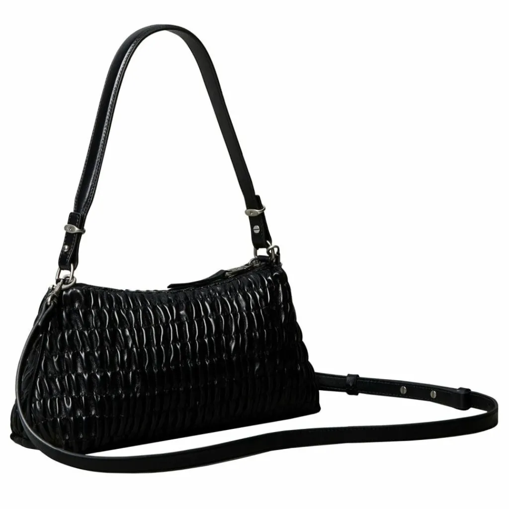 Outlet Calvin Klein Ruched Schultertasche 28 cm black