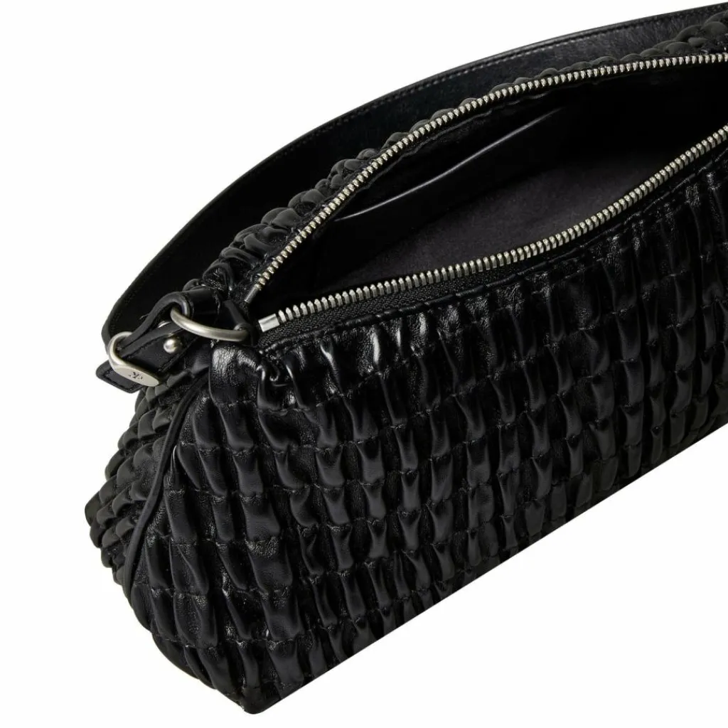 Outlet Calvin Klein Ruched Schultertasche 28 cm black