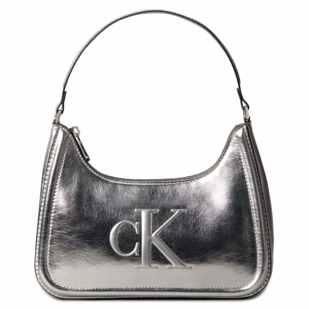 Online Calvin Klein Schultertasche 43 cm silver metallic