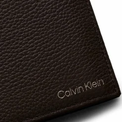 Calvin Klein Herrengeldbörsen Querformat<Warmth Geldbörse RFID Schutz Leder 13 cm dark brown