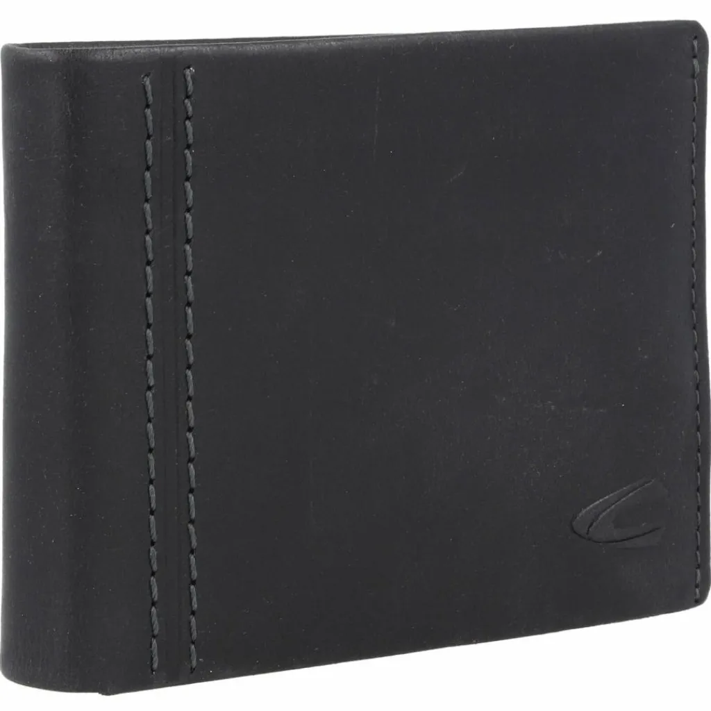 camel active Herrengeldbörsen Querformat<Bilbao Geldbörse RFID Schutz Leder 11.5 cm black