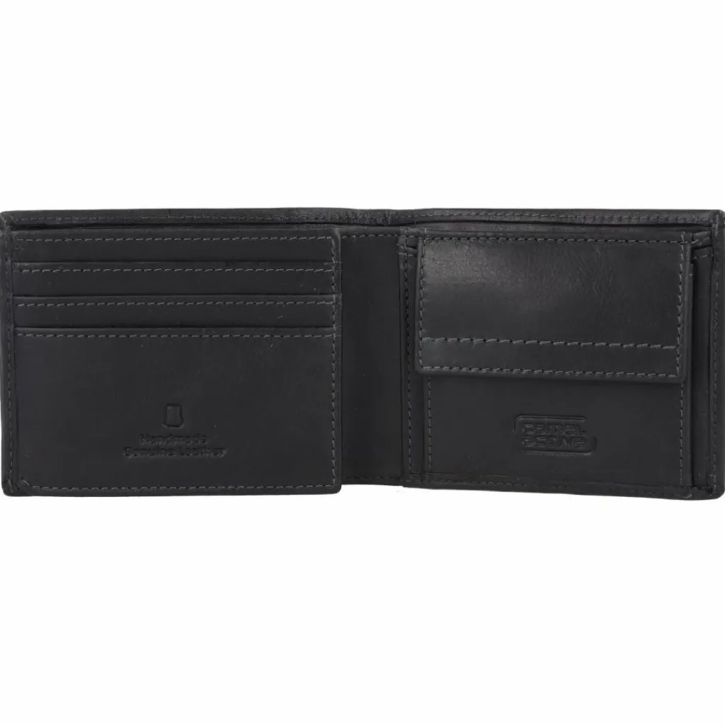 camel active Herrengeldbörsen Querformat<Bilbao Geldbörse RFID Schutz Leder 11.5 cm black