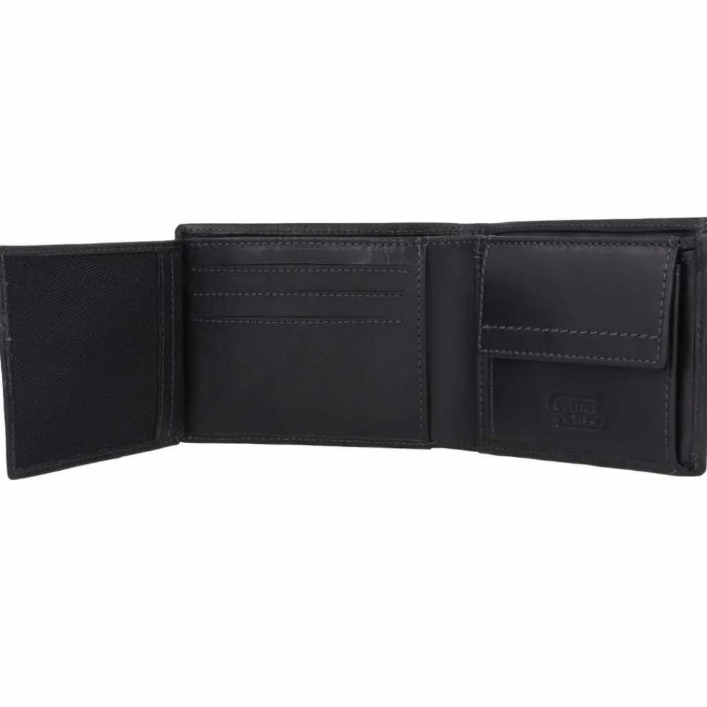 camel active Herrengeldbörsen Querformat<Bilbao Geldbörse RFID Schutz Leder 11.5 cm black