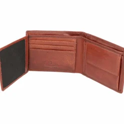 camel active Herrengeldbörsen Querformat<Como Geldbörse RFID Schutz Leder 11 cm cognac