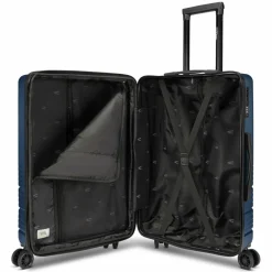 Outlet camel active Hanoi 4 Rollen Kofferset 3-teilig mit Dehnfalte dark blue