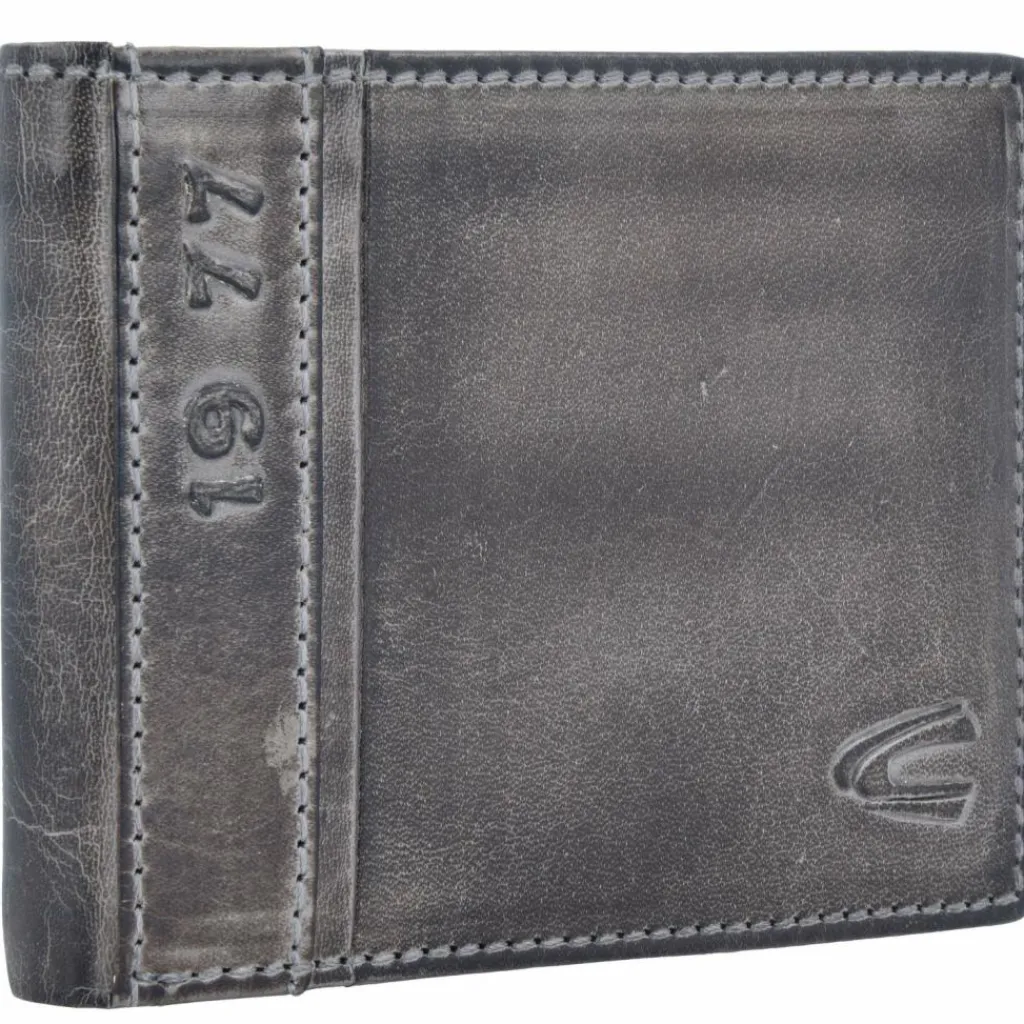 camel active Herrengeldbörsen Querformat<Melbourne Geldbörse Leder 11,5 cm schwarz