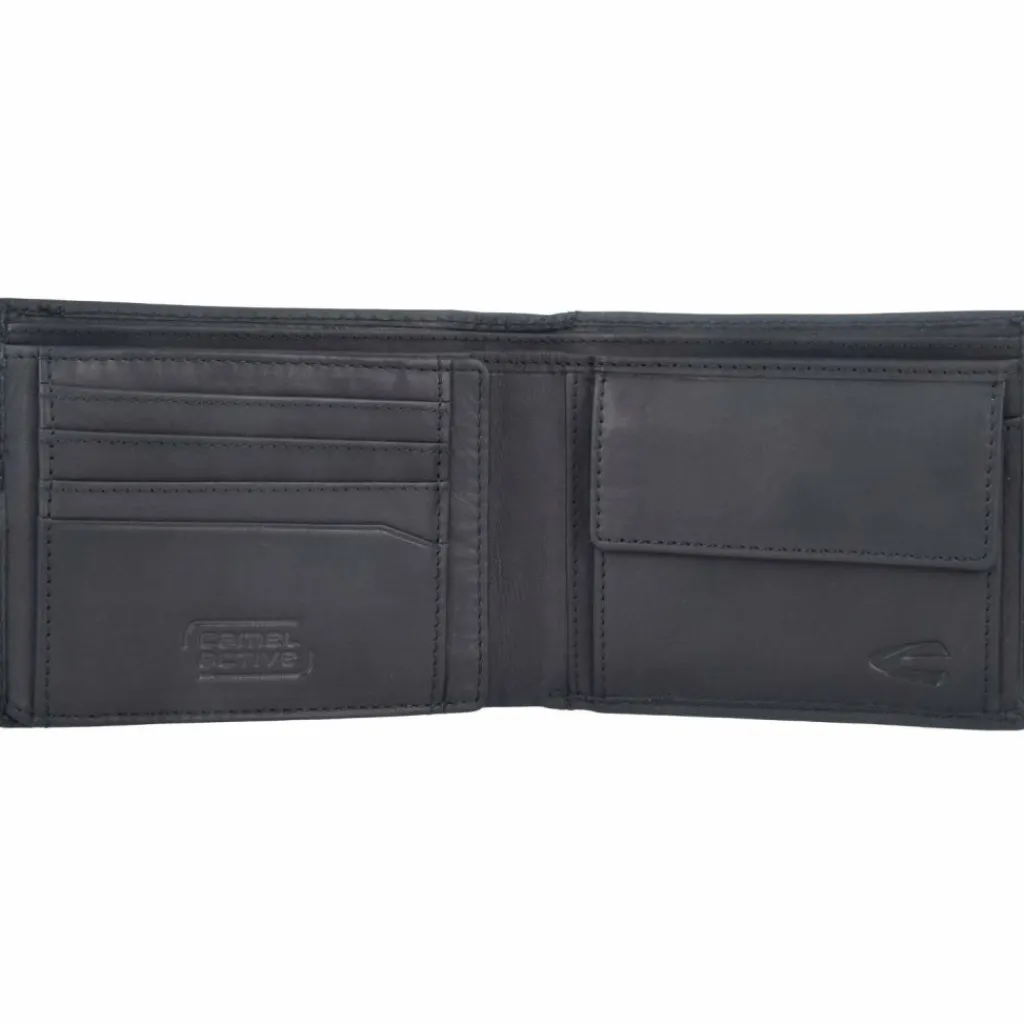 Sale camel active Nepal Geldbörse RFID Leder 12 cm schwarz