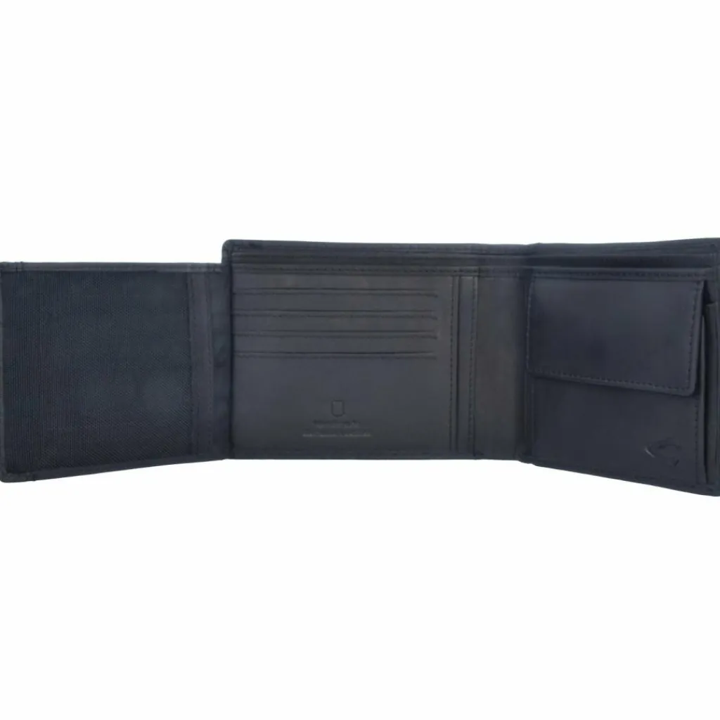 Sale camel active Nepal Geldbörse RFID Leder 12 cm schwarz