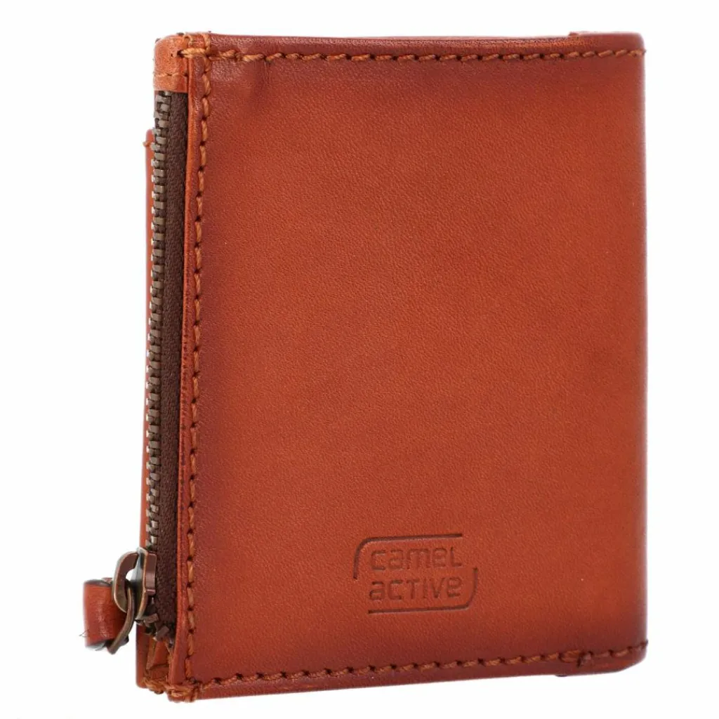 Hot camel active Nizza Geldbörse RFID Leder 8 cm cognac