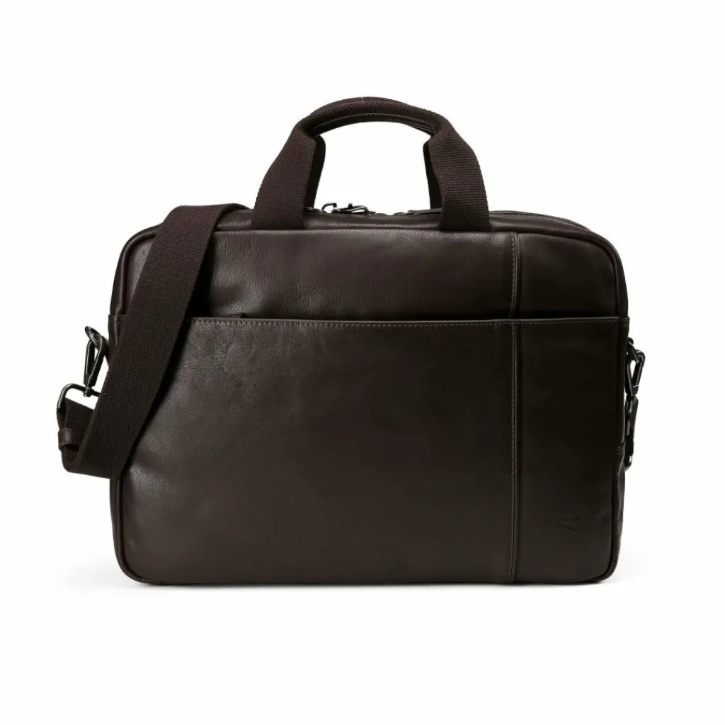 camel active Laptoptaschen|Aktentaschen<Pine Aktentasche Leder 40 cm Laptopfach brown