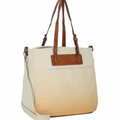 camel active Schultertaschen<Sand Shopper Tasche 38 cm off white