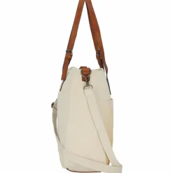 camel active Schultertaschen<Sand Shopper Tasche 38 cm off white