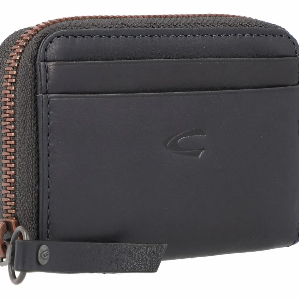 camel active Sara Geldbörse RFID Leder 11 cm darkblue