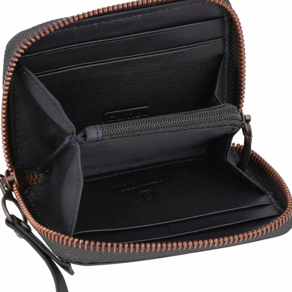 camel active Sara Geldbörse RFID Leder 11 cm darkblue