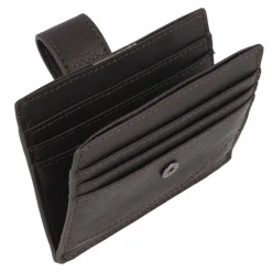 Clearance camel active Stone Kreditkartenetui RFID Schutz Leder 10.5 cm brown