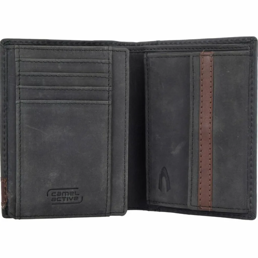 Sale camel active Taipeh Geldbörse RFID Leder 9 cm schwarz