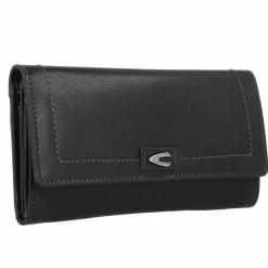 camel active Damengeldbörsen Querformat<Tarma Geldbörse RFID Leder 19 cm black