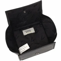 Hot camel active Wood Geldbörse Leder 8 cm black