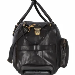 Clearance Campomaggi 2 Rollen Reisetasche Leder 57 cm nero