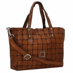 Campomaggi Shopper|Schultertaschen<Acacia Shopper Tasche Leder 45 cm cognac