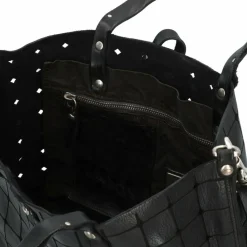 Sale Campomaggi Acacia Shopper Tasche Leder 45 cm nero