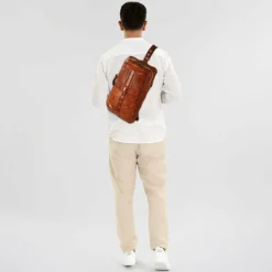 Campomaggi Umhängetaschen<Avocado Sling Bags Leder 36 cm cognac