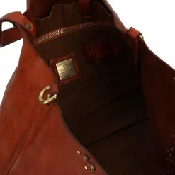 New Campomaggi Bella Shopper Tasche Leder 36 cm cognac
