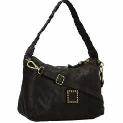 Clearance Campomaggi Bice Schultertasche Leder 28 cm moro