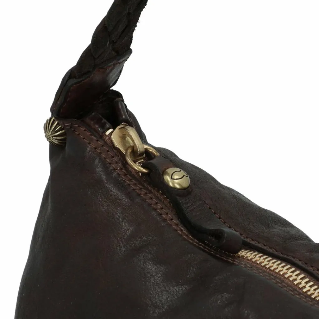 Clearance Campomaggi Bice Schultertasche Leder 28 cm moro