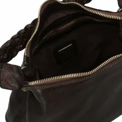 Clearance Campomaggi Bice Schultertasche Leder 28 cm moro