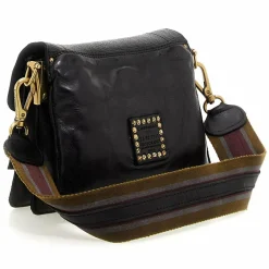 New Campomaggi Donna Schultertasche Leder 22 cm nero